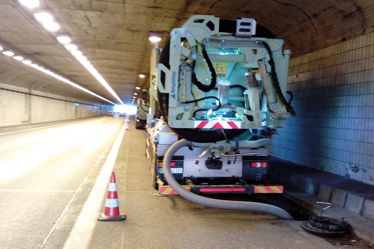 Saugbagger Ulm - Tunnelbau